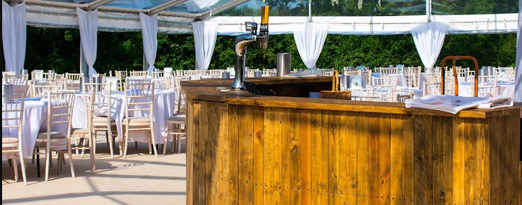 Marquee bar setup